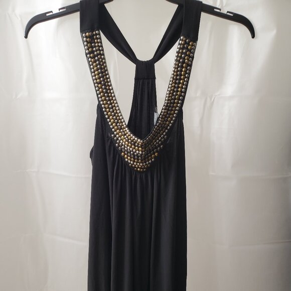 Black Embellished 1X SleevelessTop NWOT - Picture 1 of 13